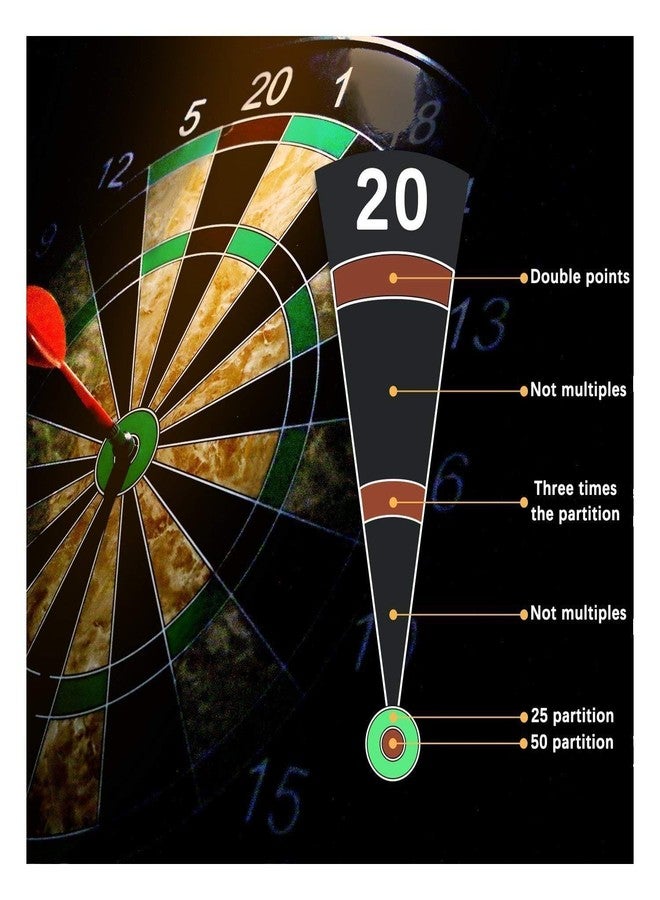 SANTALON Magnetic Dart boardgame,Double Sided with Colorful, Non Pointed Portable and Foldable Darts for Kids (Multi Color) (34 CM) - Image 4